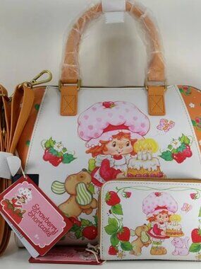 Loungefly Strawberry Shortcake & Friends Satchel Bag & Wallet